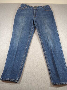 Vintage Levi's 550 Jeans Women's 18M Blue Relaxed Fit Tapered Leg Made In USA